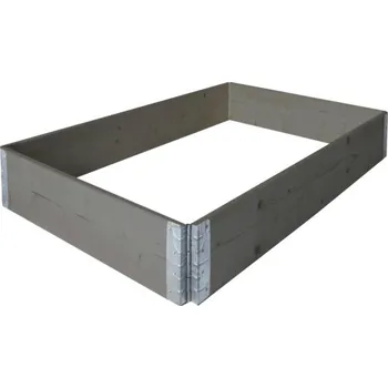 Vyvýšený záhon Vyvýšený záhon zástrčný Buildify 120 x 80 x 20 cm smrk světle šedý