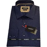 Pánská košile s dlouhým rukávem - střih SLIM - vzor F625 - 39