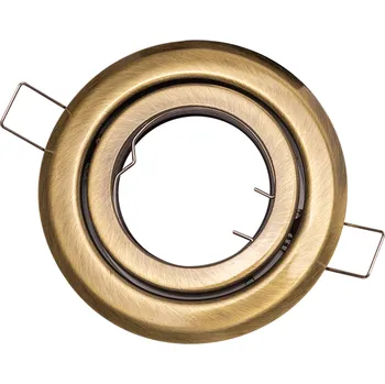 Bodové svítidlo Podhledový rámeček mosaz výklopný kulatý - T-LED - 10422 - 10422