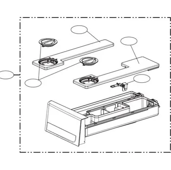 AGL30036339 - Šuplík násypky pro pračku LG