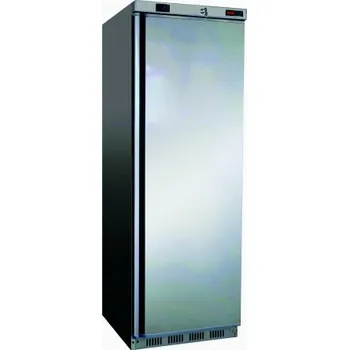 Lednice Chladící skříň DR 400 S RedFox, plné dveře, nerezové opláštění, 350 ltr. Sleva 1168Kč