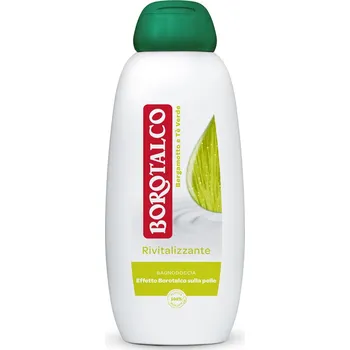 Sprchový gel Borotalco Bagnoschiuma Rivitalizzante Bergamotto E Té Verde sprchový gel/pěna do koupele 450 ml