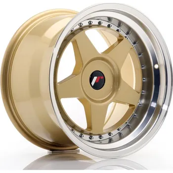 Alu kolo JR Wheels JR6 18x9,5 ET20-40 5H BLANK Gold w/Machined Lip