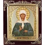 Ikona v sametu 15x18cm Matrona (červená)