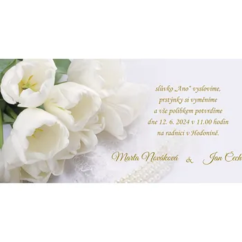 Svatební dekorace Svatební oznámení - DL - 006