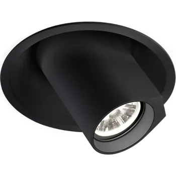 Wever & Ducré Vestavný směrovatelný reflektor Bliek Round LED Barva: Černá, Teplota chromatičnosti: Dim to Warm 2000-3000 Kelvinů, Úhel vyzařování: 33° 125361B9 Vestavný směrovatelný reflektor Bliek Round LED