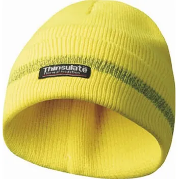 Čepice Črepice ERWIN reflexní, žlutá