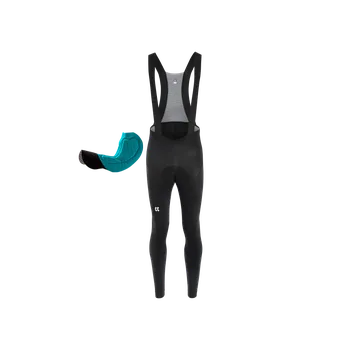 Cyklistické kalhoty KALAS PASSION Z3 | Cyklo kalhoty se šlemi Rainex + sedlo | black | Velikost: 5