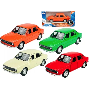 autíčko Welly ŠKODA 105L auto oficiální model 1:34 kov 11,5cm na volný chod
