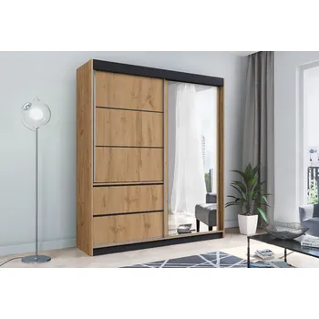 Šatní skříň Šatní skříň Adel Barva korpusu: Bílá, Rozměry: 150 cm