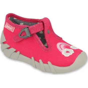 Dívčí obuv BEFADO 110P434 dívčí bačkorky duha 22 110P434_22