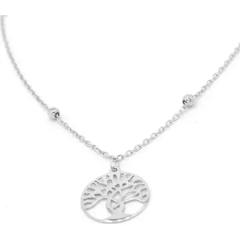 Řetízek Řetízek z bílého zlata, s přívěskem strom života 1,75g