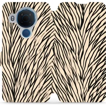 Pouzdro na mobilní telefon Flipové pouzdro Mobiwear - Nokia 5.4 - VA52S V koruně stromu (Knížkové flip pouzdro, obal, kryt na mobil Nokia 5.4 - VA52S V koruně stromu, materiál Umělá kůže + TPU - ochrana 360°, stojánek, silikonová vanička, magnetické zavírání)