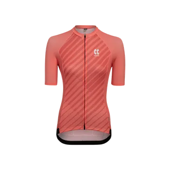 cyklistický dres KALAS MOTION Z4 | Cyklistický dres SPINN | Salmon Pink | DÁMSKÝ | Velikost: 3