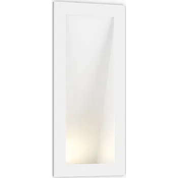 Wever & Ducré Vestavné nástěnné svítidlo Themis Výška: 170 mm, Teplota chromatičnosti: 3000 Kelvinů, Barva vnější / barva vnitřní: Bílá / Bílá 3237A1W4