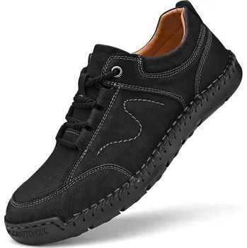 Pánská běžecká obuv Outdoorové tenisky MIX566 Barva: Černá, Velikost: 46