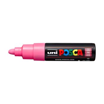 Dekorační popisovač Posca PC-7M, 4,5 - 5,5 mm, růžová (13)