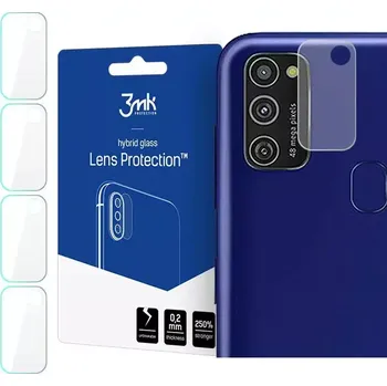 Ochranná fólie 3MK Flexible na čočku fotoaparátu Samsung Galaxy M21 (4ks) (Camera protector SAMSUNG GALAXY M21 lens protection 3MK)