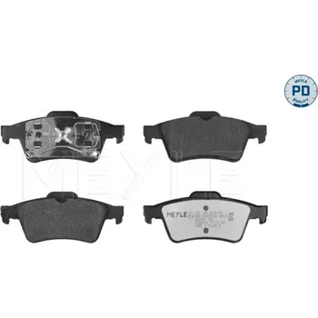 Brzdový systém Sada brzdových destiček, kotoučová brzda MEYLE 025 234 8216/PD