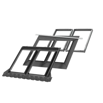 Zateplené Kombi lemování VELUX EKW 2021M Velux: PK10 94x160 cm nastavitelný středový žlábek