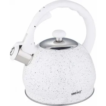 Rychlovarná konvice KingHoff rychlovarná konvice s píšťalkou 2L KINGHOFF KH-1404 MARBLE