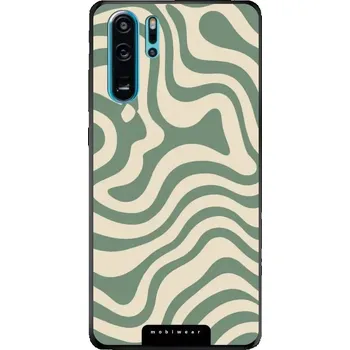 Pouzdro na mobilní telefon Lesklý kryt Mobiwear Glossy - Huawei P30 Pro - GA57G Zelené a béžové zkrouceniny (Prémiové lesklé pouzdro, obal, kryt Mobiwear Glossy na mobil Huawei P30 Pro - GA57G Zelené a béžové zkrouceniny, materiál Plast + TPU silikon - krytí po všech stranách,)