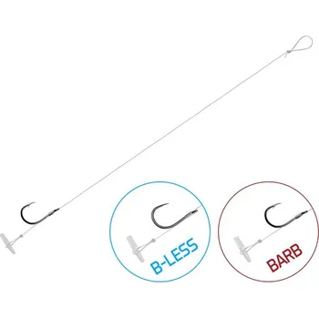 Nadväzec Delphin FLR Quickstop / 6ks 12cm /0,22mm / BARB #6