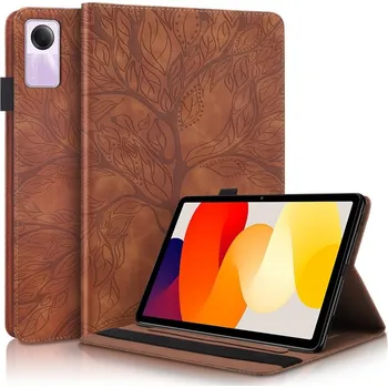 Pouzdro na tablet VSECHNONAMOBIL 65599 ART TREE Zaklápěcí pouzdro Xiaomi Redmi Pad SE hnědé