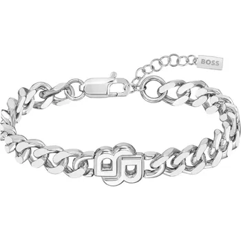 Náramek Hugo Boss Stylový ocelový náramek Double B 1580621 + 2 měsíce na vrácení zboží