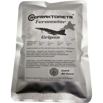 Droždí Turbo Kvasnice Jas39 Gripen130g,22% Vol.