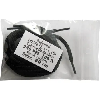 Tkaničky do bot Tkaničky do bot kulaté tenké Dr. Grepl 240 PES 120 cm - černé, 120