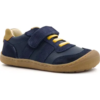 Dívčí tenisky Koel barefoot tenisky kožené Dylan Suede Blue Velikost: 26