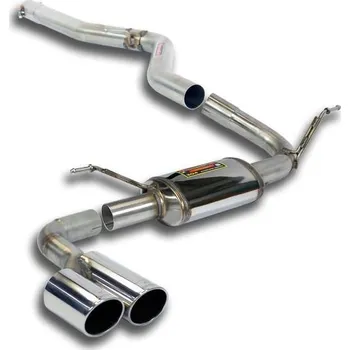 Střední díl výfuku Spojovací trubka + zadní díl výfuku ∅80 mm Supersprint 983906