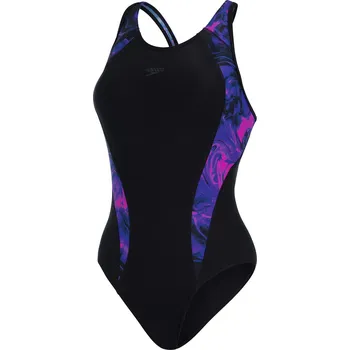 Dámské plavky Dámské Jednodílné plavky SPEEDO SHAPING PNL LANEBACK AF 8-12891H065 – Černá 30