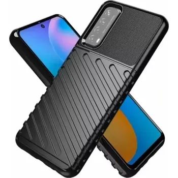 Pouzdro na mobilní telefon Odolnější gumové pouzdro Armored Thunder na mobilní telefon Huawei P Smart 2021 Černé (Odolný kryt či obal Armored Thunder na mobil Huawei P Smart (2021) v černé barvě)