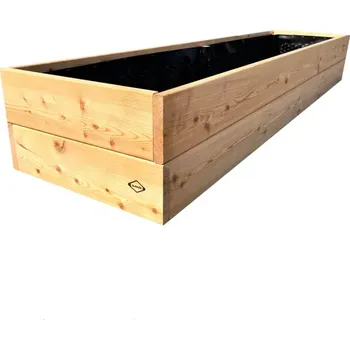 Vyvýšený záhon BudWood vyvýšený záhon modřín sibiřský 200 x 100 x 42 cm Bez nátěru