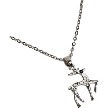 Řetízek Dámský řetízek s přívěskem jelena - stříbrný