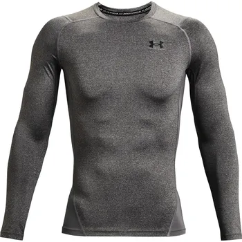 Pánské tričko Pánské funkční tričko s dlouhým rukávem Under Armour HG ARMOUR COMP LS TEE šedé 1361524-090 - L | UK 11 | US 12