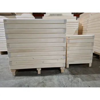 Květináč Dřevěný květináč - různé velikosti - 70 x 70 x 53 cm