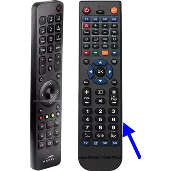 Dálkový ovladač Arris VIP4302 IR&nbsp; náhradní