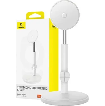 Magnetický stojan na stolní telefon Baseus MagPro bílý BS-HP014