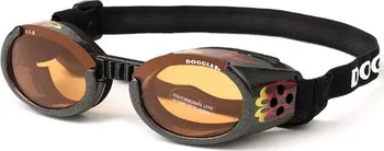 Obleček pro psa Doggles ILS sluneční a ochranné brýle pro psy Racing Flames Frame/Orange Lens