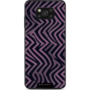 Pouzdro na mobilní telefon Lesklý kryt Mobiwear Glossy - Xiaomi Poco X3 NFC / Xiaomi Poco X3 Pro - GA55G Fialové klikyháky (Prémiové lesklé pouzdro, obal, kryt Mobiwear Glossy na mobil Xiaomi Poco X3 NFC / Xiaomi Poco X3 Pro - GA55G Fialové klikyháky, materiál Plast + TPU silikon -