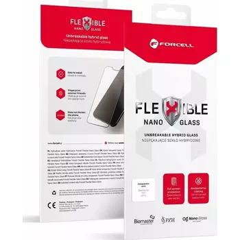 Ochranné pružné sklo Forcell Flexible Nano Glass pro Apple iPhone 15 Pro na celý displej (5903396218804) (Ochrana displeje Forcell Flexible Nano Glass 5D for iPhone 15 Pro)
