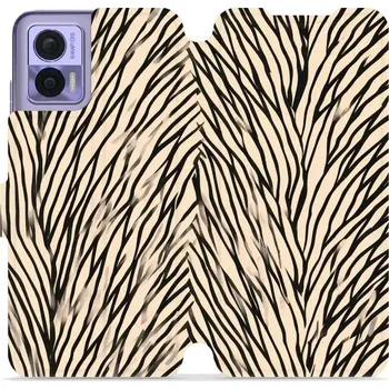 Pouzdro na mobilní telefon Flipové pouzdro Mobiwear - Motorola Edge 30 Neo - VA52S V koruně stromu (Knížkové flip pouzdro, obal, kryt na mobil Motorola Edge 30 Neo - VA52S V koruně stromu, materiál Umělá kůže + TPU - ochrana 360°, stojánek, silikonová vanička, magnetické zavírání)