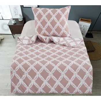 Povlečení Universal design Oboustranné povlečení Růžovobílá síť