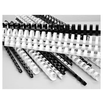 Archivační box Hřbet, plastový, bílá, 6 mm, 10-20 listů, VICTORIA