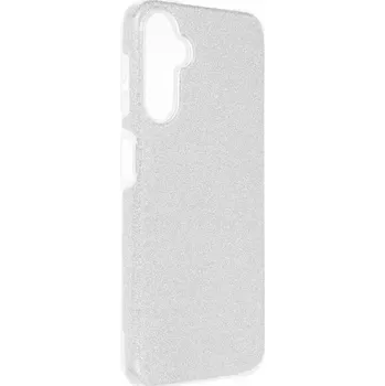 Pouzdro na mobilní telefon Třpytivé pouzdro Coolcase Shining na mobil Samsung Galaxy A55 5G Stříbrné (Silikonový + plastový kryt či obal na mobilní telefon Samsung Galaxy A55 5G Silver)