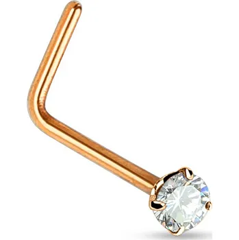 Piercing Šperky4U Piercing do nosu, barva růžové zlato - N01051-RD