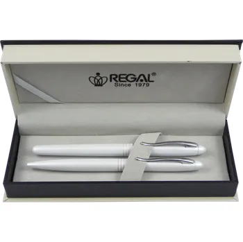 Regal kuličkové pero + inkoustové pero Alice - bílá 475484